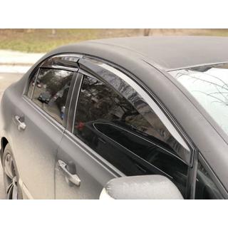 Ofuky okien (4 ks, Sunplex Sport) Honda Civic Sedan VIII 2006–2011 fotografia 1