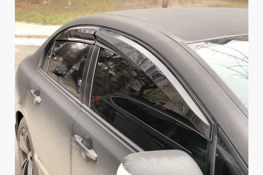 Honda Civic Sedan VIII 2006–2011 Ofuky okien (4 ks, Sunplex Sport) Image