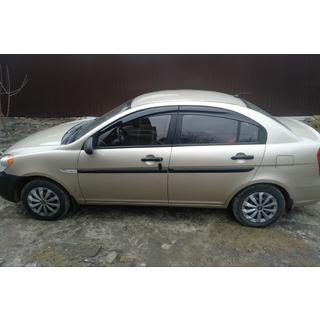 Ofuky okien (4 ks, Sunplex Sport) Hyundai Accent 2006–2010 fotografia 2