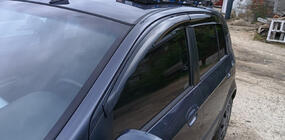 Hyundai Getz 2002– Ofuky okien (4 ks, Sunplex Sport) fotografia 3