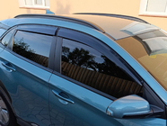 Hyundai Kona 2017–2023 Ofuky okien (4 ks, Sunplex Sport) fotografia 1