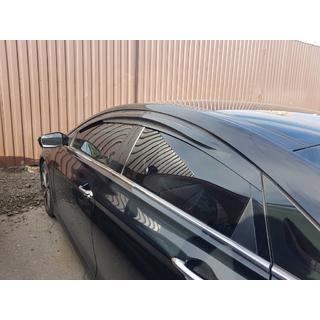 Ofuky okien (4 ks, Sunplex Sport) Hyundai Sonata YF 2010–2014 fotografia 1
