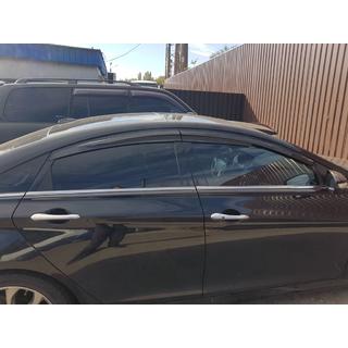 Ofuky okien (4 ks, Sunplex Sport) Hyundai Sonata YF 2010–2014 fotografia 2