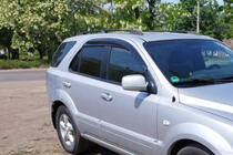 Kia Sorento I BL 2002–2009 Ofuky okien (4 ks, Sunplex Sport) fotografia 8