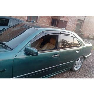 Deflektory okien SD (4 ks, Sunplex Sport) Mercedes E-class W210 1995–2002 fotografia 2