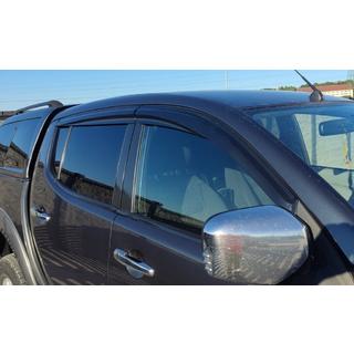 Ofuky okien (4 ks, Sunplex Sport) Mitsubishi L200 2006–2015 fotografia 2