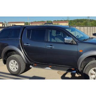 Ofuky okien (4 ks, Sunplex Sport) Mitsubishi L200 2006–2015 fotografia 3