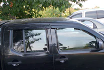 Nissan Navara 2006–2015 Ofuky okien (4 ks, Sunplex Sport) fotografia 9