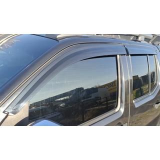 Ofuky okien (4 ks, Sunplex Sport) Nissan Navara 2006–2015 fotografia 1