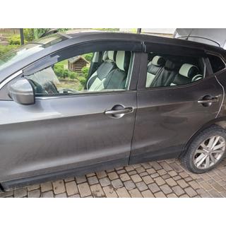Ofuky okien (4 ks, Sunplex Sport) Nissan Qashqai 2014–2021 fotografia 1
