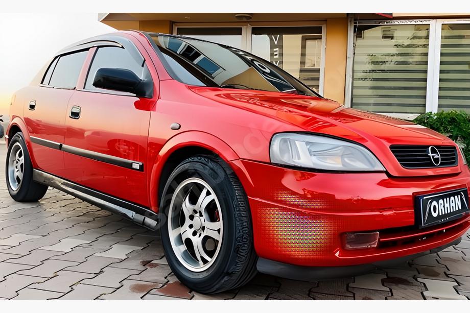 Opel Astra G Classic 1998–2012 Okenné deflektory SD/HB (4 ks, Sunplex Sport) Fotografia 3