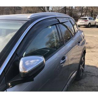 Ofuky okien (4 ks, Sunplex Sport) Peugeot 3008 2016–2023 fotografia 3