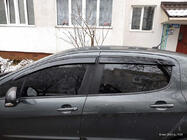 Peugeot 307 2001–2008 Okenné deflektory HB (4 ks, Sunplex Sport) fotografia 2