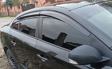Renault Fluence 2009–2016 Ofuky okien (4 ks, Sunplex Sport) fotografia 1