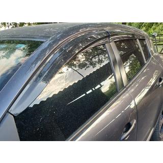 Okenné deflektory HB (4 ks, Sunplex Sport) Renault Megane III 2009–2016 fotografia 1