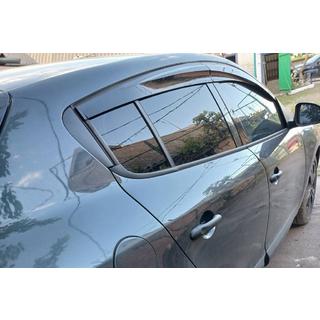 Okenné deflektory HB (4 ks, Sunplex Sport) Renault Megane III 2009–2016 fotografia 3
