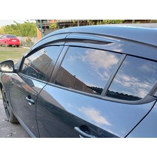 Okenné deflektory HB (4 ks, Sunplex Sport) Renault Megane III 2009–2016 fotografia 2