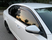 Skoda Octavia III A7 2013–2019 Okenné deflektory LiftBack (4 ks, Sunplex Sport) fotografia 1