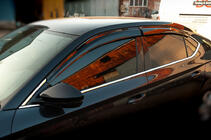 Skoda Superb 2015–2024 Deflektory okien SD (4 ks, Sunplex Sport) fotografia 5