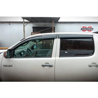 Ofuky okien (4 ks, Sunplex Sport) Toyota Hilux 2006–2015 fotografia 3