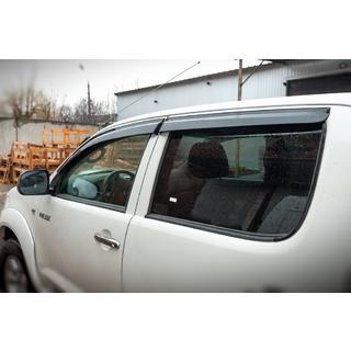 Ofuky okien (4 ks, Sunplex Sport) Toyota Hilux 2006–2015 fotografia 2