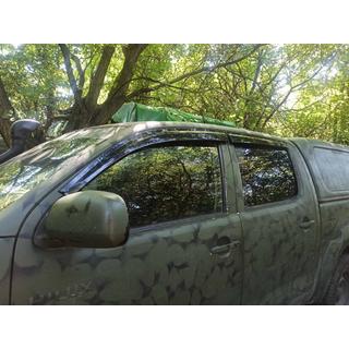 Ofuky okien (4 ks, Sunplex Sport) Toyota Hilux 2015– fotografia 1