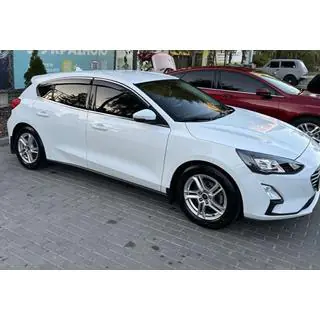Okenné veterné deflektory s chrómovou lištou HB/SD (4 ks, Sunplex Chrome)