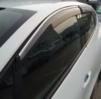 Renault Clio V 2019– Okenné deflektory s chrómovou lištou (4 ks, Sunplex Chrome) fotografia 3