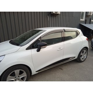Okenné deflektory s chrómovou lištou (4 ks, Sunplex Chrome) Renault Clio V 2019– fotografia 1