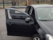Volkswagen Golf 6 2008–2014 Okenné deflektory s chrómovou lištou HB (4 ks, Sunplex Chrome) fotografia 10