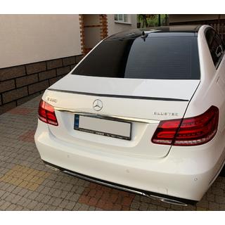 LIP spojler (Sunplex, čierny) (130,5 cm x 5,8 cm) Mercedes E-сlass W212 2009–2016 fotografia 2
