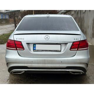 LIP spojler (Sunplex, čierny) (130,5 cm x 5,8 cm) Mercedes E-сlass W212 2009–2016 fotografia 3