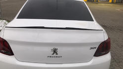 Peugeot 301 2012– Lip spoiler (Sunplex, čierny) (118,5 cm x 5,5 cm) fotografia 5