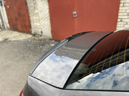 Peugeot 301 2012– Lip spoiler (Sunplex, čierny) (118,5 cm x 5,5 cm) fotografia 1