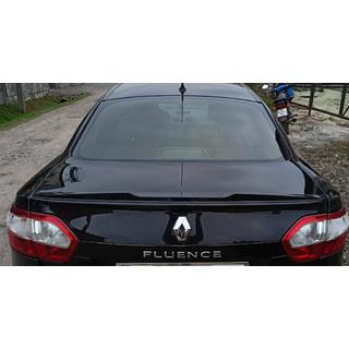 LIP spoiler (Sunplex, čierny) (125,4 cm x 7,2 cm) Renault Fluence 2009–2016 fotografia 1