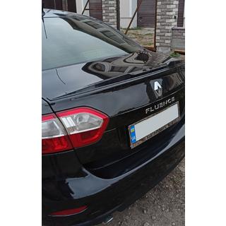 LIP spoiler (Sunplex, čierny) (125,4 cm x 7,2 cm) Renault Fluence 2009–2016 fotografia 4
