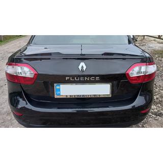 LIP spoiler (Sunplex, čierny) (125,4 cm x 7,2 cm) Renault Fluence 2009–2016 fotografia 2