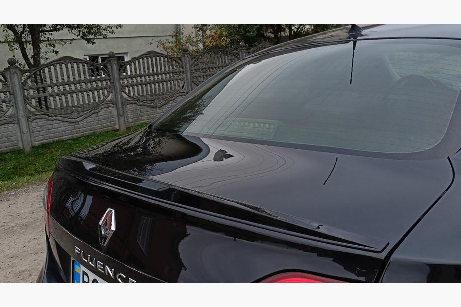 Renault Fluence 2009–2016 LIP spoiler (Sunplex, čierny) (125,4 cm x 7,2 cm) Fotografia 3
