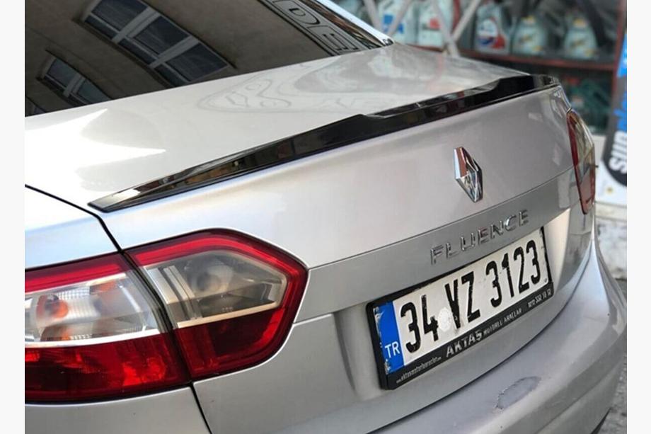 Renault Fluence 2009–2016 LIP spoiler (Sunplex, čierny) (125,4 cm x 7,2 cm) Fotografia 6