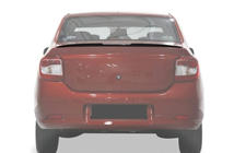 Dacia Logan II 2013–2022 Lip spoiler (Sunplex, čierny) (118,5 cm x 5,5 cm) fotografia 3