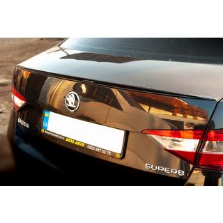 LIP spojler (Sunplex, čierny) (119,2 cm x 7,3 cm) Skoda Superb 2015–2024 fotografia 4