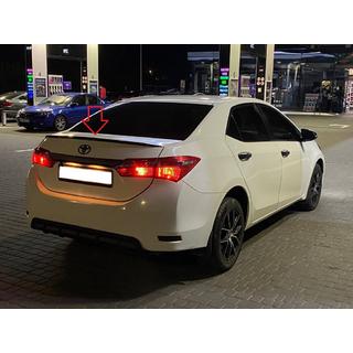 LIP spojler (Sunplex, čierny) (118 cm * 6,4 cm) Toyota Corolla 2013–2019 fotografia 4