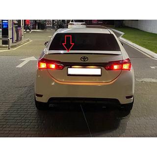 LIP spojler (Sunplex, čierny) (118 cm * 6,4 cm) Toyota Corolla 2013–2019 fotografia 3