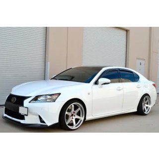 Okenné deflektory s chrómovou lištou (4 ks, HIC) Lexus GS 2011–2020 fotografia 3