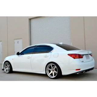 Okenné deflektory s chrómovou lištou (4 ks, HIC) Lexus GS 2011–2020 fotografia 4