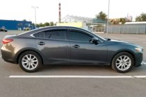 Mazda 6 2012–2024 Okenné veterné deflektory s chrómovou lištou SD (4 ks, HIC) fotografia 1