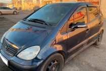Mercedes A-slass W168 1997–2004 Okenné deflektory Short (4 ks, HIC) fotografia 1