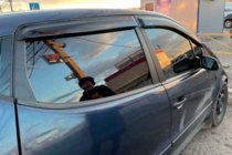 Mercedes A-slass W168 1997–2004 Okenné deflektory Short (4 ks, HIC) fotografia 6
