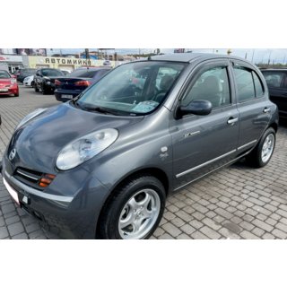 Deflektory okien (4 ks, HIC) Nissan Micra K12 2003–2010 fotografia 3
