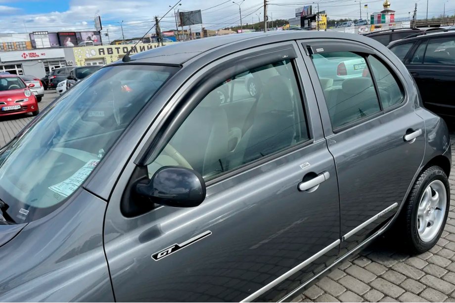 Nissan Micra K12 2003–2010 Deflektory okien (4 ks, HIC) Image